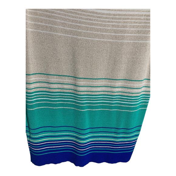 WHBM Perl Dust Color Block Stripe Sweater - Picture 4 of 7